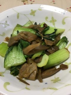 チンゲン菜のザーサイ炒め-レシピのメイン写真