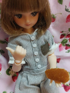 リカちゃんサイズ♡サラダパンꕤ*.゚-レシピのメイン写真