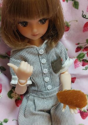 リカちゃんサイズ♡サラダパンꕤ*.ﾟ-レシピのメイン写真