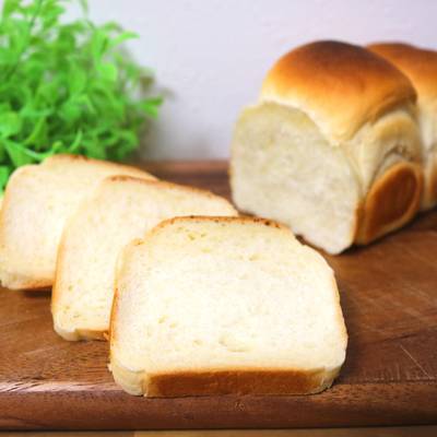 パウンドケーキ型でふわふわミニ食パン