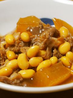 豚こま・大豆の酢醤油煮♪さっぱり♪-レシピのメイン写真
