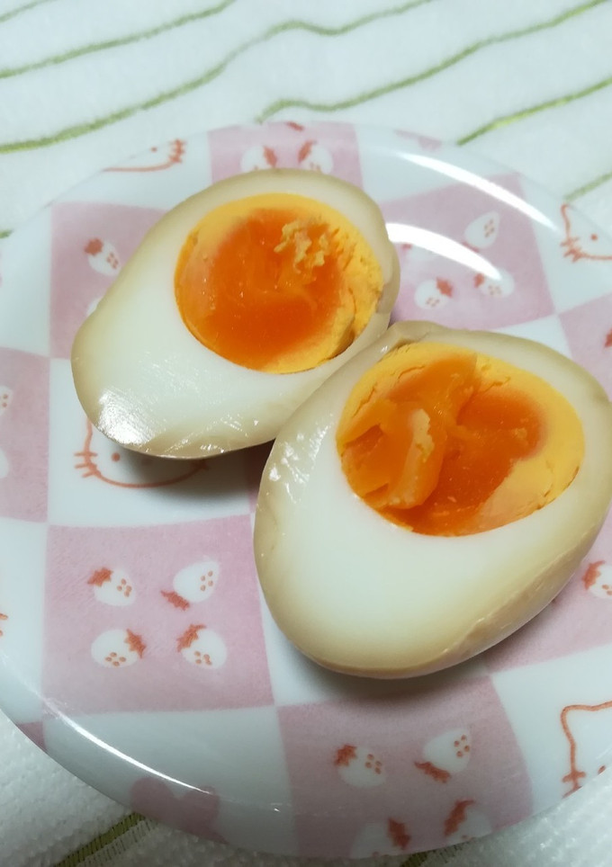 創味のつゆで煮卵(風)-レシピのメイン写真