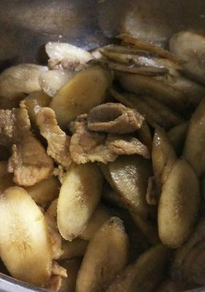 ごぼうと豚肉の炒め煮-レシピのメイン写真