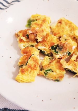 パクパク♪カルシウムたっぷり卵焼き-レシピのメイン写真