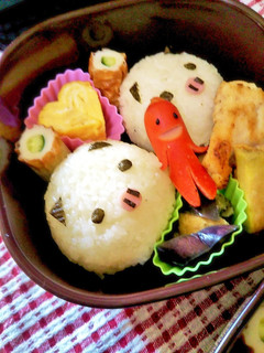 簡単キャラ弁☆ブタさんおにぎり-レシピのメイン写真