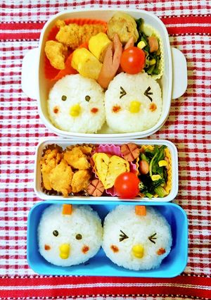 簡単キャラ弁☆にわとり-レシピのメイン写真