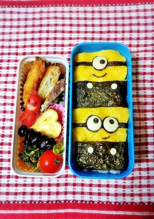 キャラ弁☆ミニオンズ-レシピのメイン写真