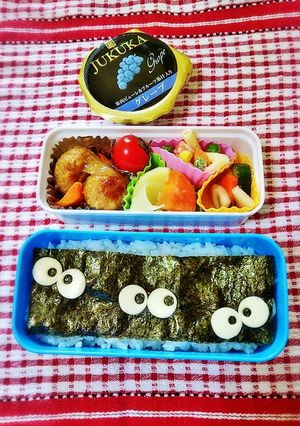 簡単キャラ弁☆まっくろくろすけ-レシピのメイン写真