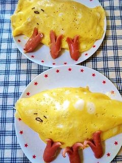 簡単ぐでたまオムライス-レシピのメイン写真
