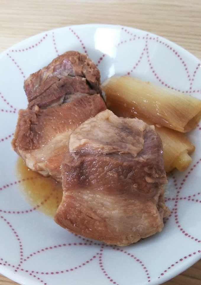 圧力鍋で簡単・焼きなし！柔らか豚の角煮♪-レシピのメイン写真