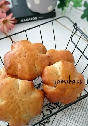 全粒粉入り☆ふんわり甘いくるみパン-レシピのメイン写真