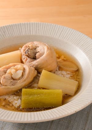 鶏ぶつのスープごはん-レシピのメイン写真