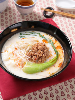 餃子の皮ヌードルde担々麺風スープ-レシピのメイン写真