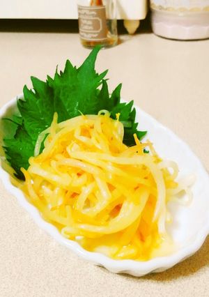 パパッと一品♡モヤシのカレー酢の物-レシピのメイン写真