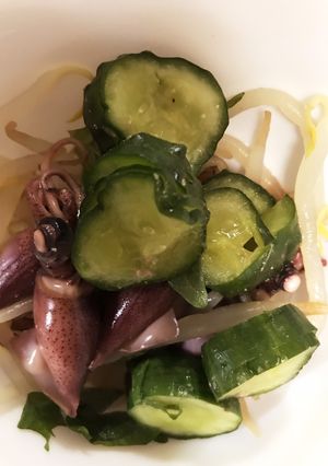 ホタルイカの酢の物-シソが決め手！-レシピのメイン写真