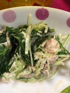 水菜とサバ缶の和風マヨサラダ♩-レシピのメイン写真