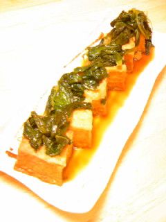 菜の花と絹揚げの合わせ煮-レシピのメイン写真