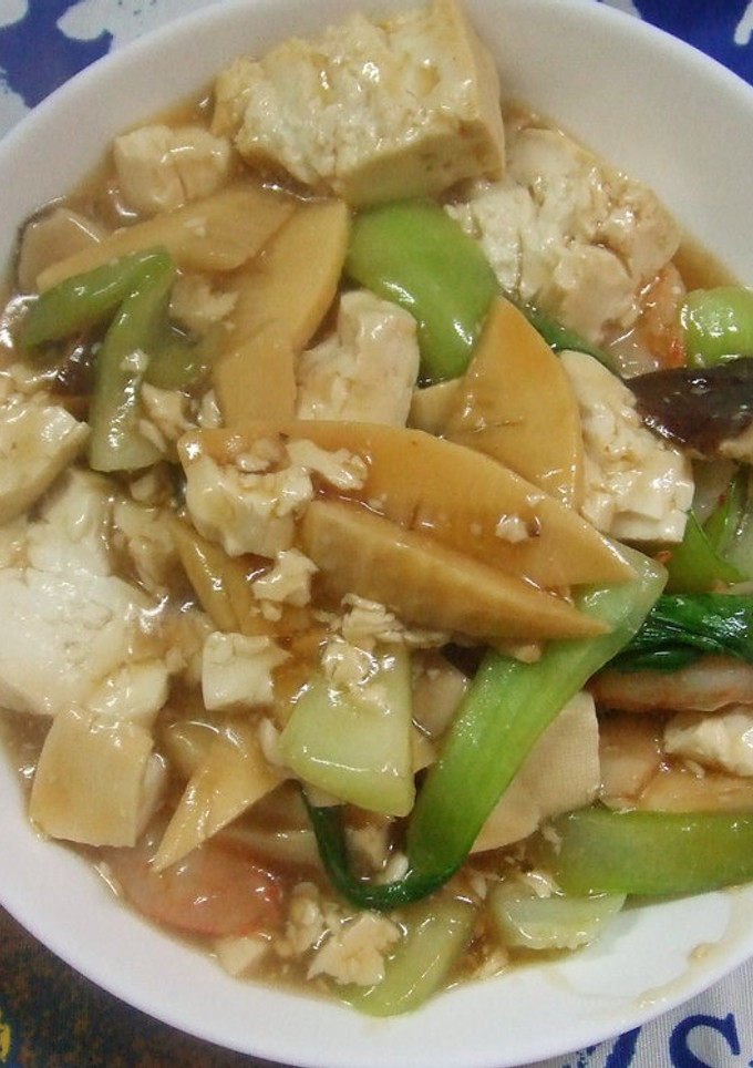 青梗菜と豆腐のオイスター炒め-レシピのメイン写真