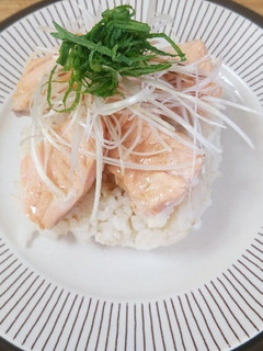 サーモンライス♪醤油バルサミコ酢ソース-レシピのメイン写真