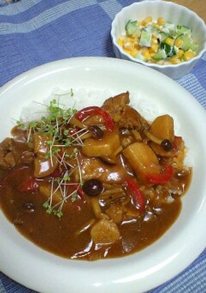 豚ヒレ肉でヘルシー！こくうま満足カレー-レシピのメイン写真