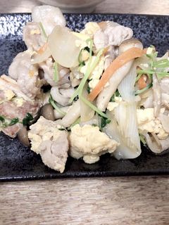 豚肉と豆苗(野菜)の中華炒め-レシピのメイン写真