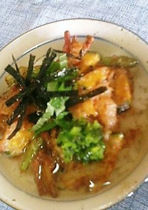 天茶?!(かき揚げ、天ぷらお茶づけ)-レシピのメイン写真