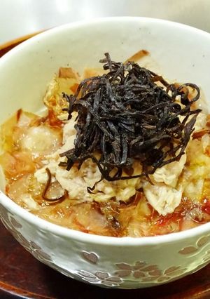 サッパリ旨コクの「ツナ塩こぶ茶漬け」-レシピのメイン写真