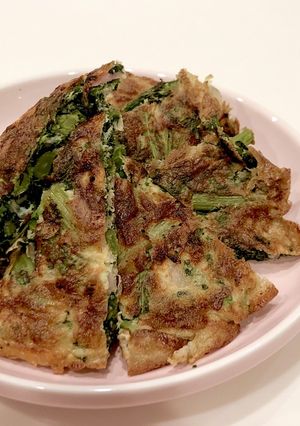 春菊の卵チーズ焼き-レシピのメイン写真