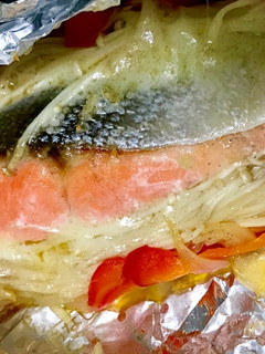 彼氏に作る♡鮭のチーズホイル焼き-レシピのメイン写真