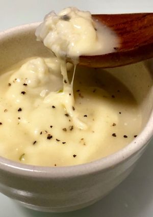 サッポロ一番塩豚骨スープでチーズリゾット-レシピのメイン写真