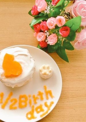お好きなペーストで離乳食ケーキ｢初期〜｣-レシピのメイン写真