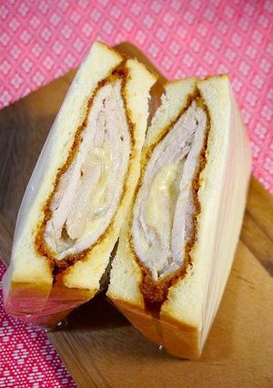簡単！チーズカツサンドイッチ-レシピのメイン写真