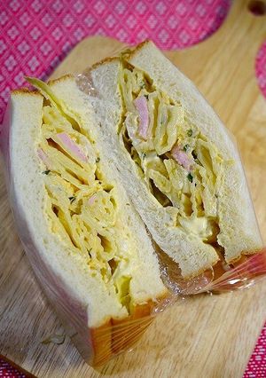簡単！サラダサンドイッチ☆ピリ辛ゆず胡椒-レシピのメイン写真