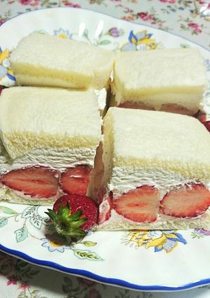 イチゴのミルククリームサンド-レシピのメイン写真
