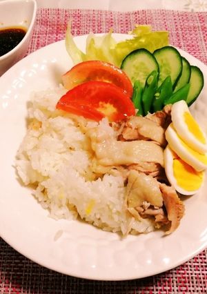 炊飯器でカオマンガイ-レシピのメイン写真