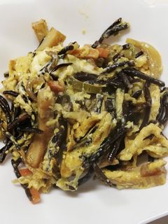 ひじき煮卵とじ-レシピのメイン写真