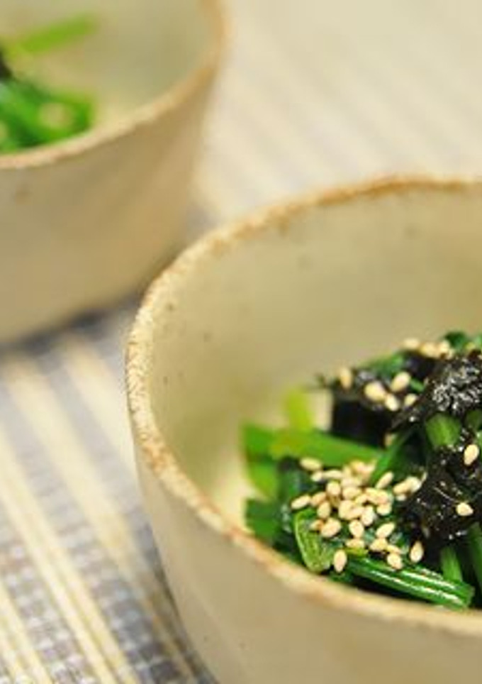 磯風味☆のりたっぷりほうれん草のおひたし-レシピのメイン写真