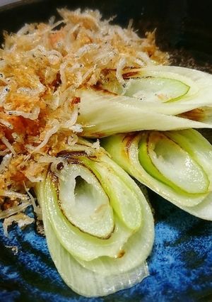 旨っ♥️ねぎ焼き (明太子かちり添え)-レシピのメイン写真