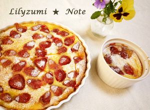 苺のクラフティ-レシピのメイン写真