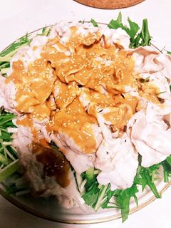 水菜の豚しゃぶサラダ☆-レシピのメイン写真