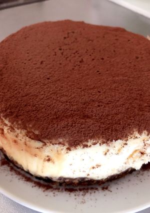 ベイクドティラミスチーズケーキ-レシピのメイン写真