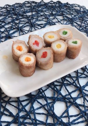 ちくわの肉巻き（カラフルちくわ）-レシピのメイン写真