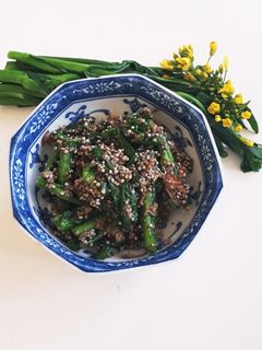 菜の花のえごまあえ-レシピのメイン写真