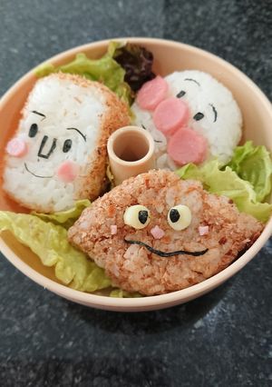 簡単 アンパンマン キャラ弁-レシピのメイン写真