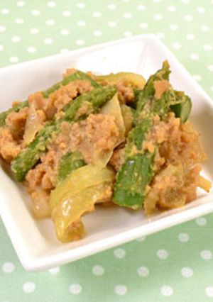 ☆アスパラと鮭の味噌炒め☆-レシピのメイン写真