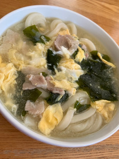 簡単あんかけ☆かき玉わかめうどん-レシピのメイン写真
