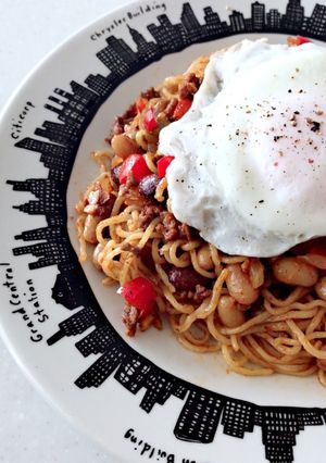 カレー風味ナポリタン焼きそば-レシピのメイン写真
