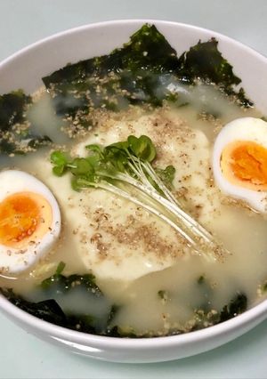 サッポロ一番韓国のりチーズ塩ラーメン-レシピのメイン写真