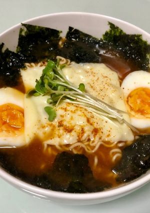 サッポロ一番韓国のりチーズみそラーメン-レシピのメイン写真