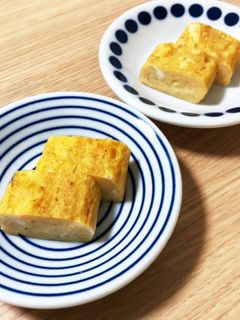 卵1個でだし巻き卵!お弁当にぴったり!-レシピのメイン写真